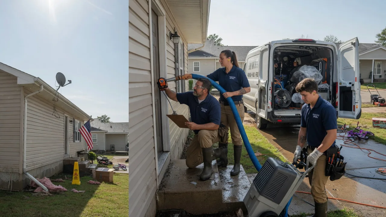 Ceiling Water Damage Restoration in Kennan, WI near me